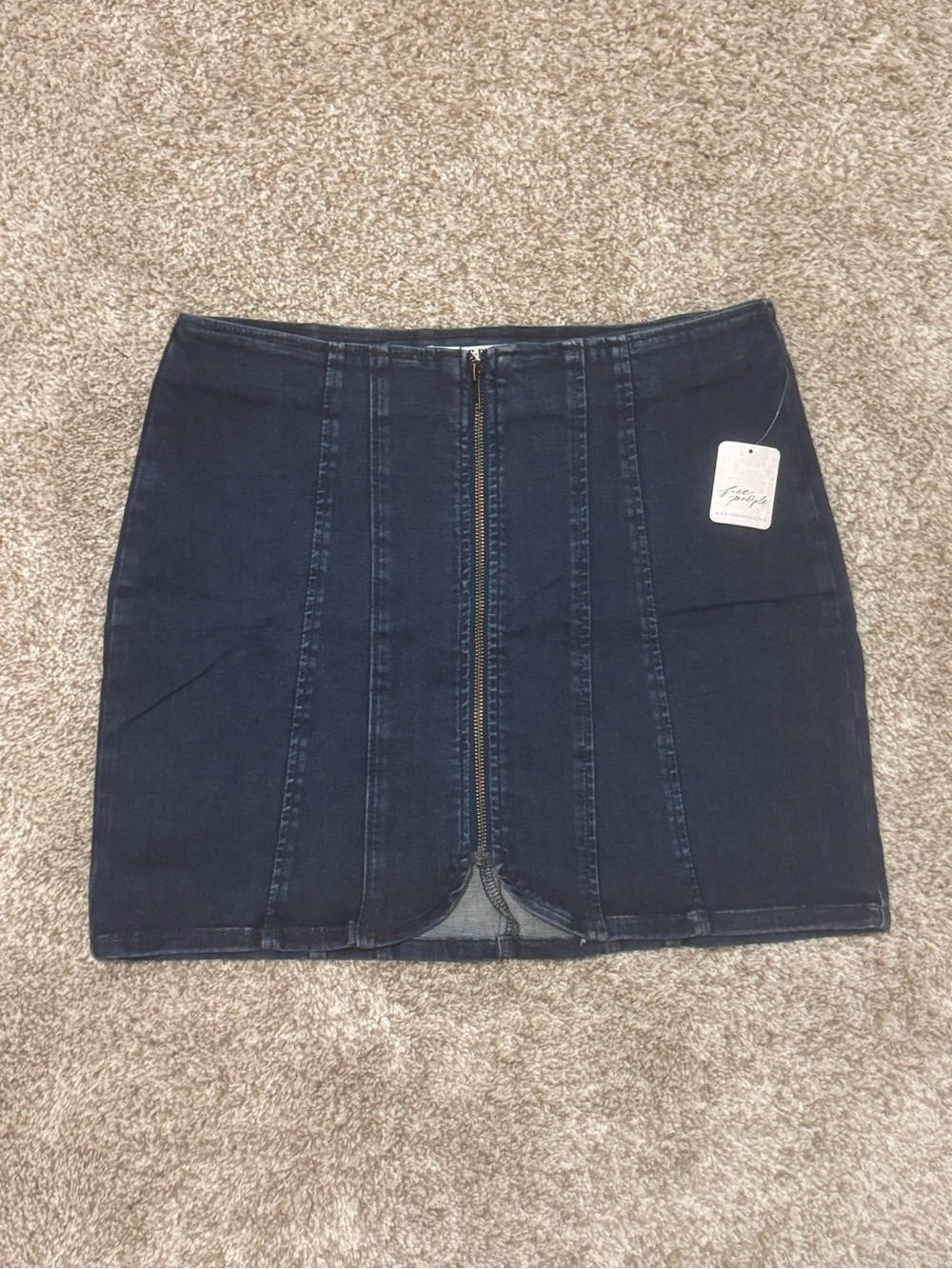 Free People We The Free Layla Denim Mini Skirt